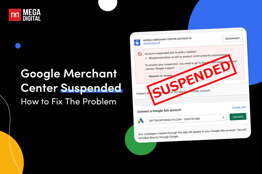 Google Merchant Center suspended