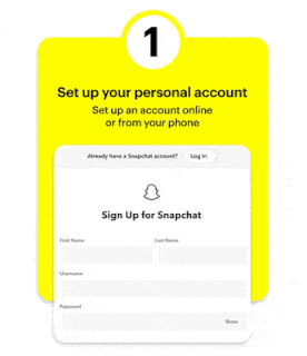 snapchat ads agency account creation progress
